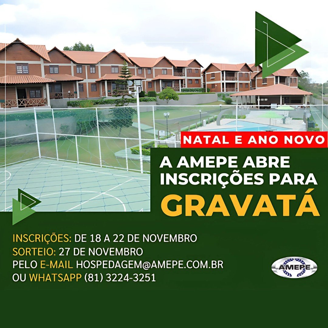 Imagem de Capa - Começam nesta segunda (18) as inscrições para hospedagem em Gravatá nos períodos de Natal e Ano-Novo (1)