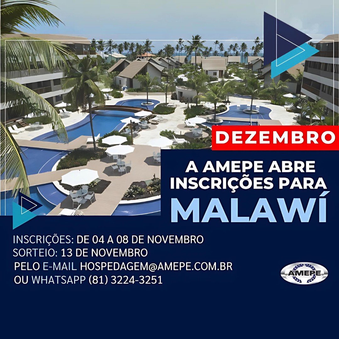 Imagem de capa - Começam nesta segunda-feira (4) as inscrições para hospedagem nos flats de Muro Alto no mês de DEZEMBRO