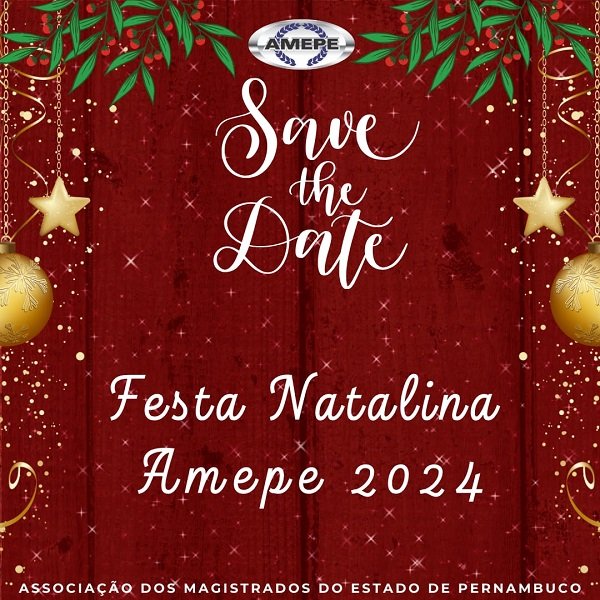 imagem de capa - Save the Date - Festa Natalina da AMEPE