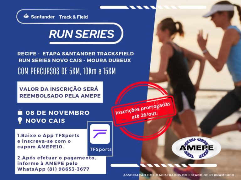 Ainda dá tempo! Inscrições para a corrida Track&Field prorrogadas até 26/10