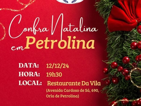 Imagem de capa- Confra de Natal da magistratura de Petrolina e região será no próximo dia 12 de dezembro