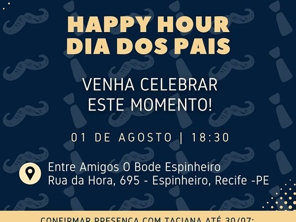 imagem de capa - AMEPE promove happy hour para pais associados no dia 1º de agosto