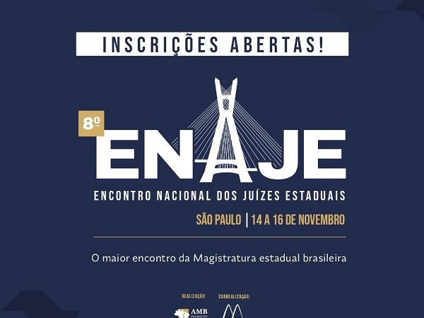 imagem de capa - Inscrições abertas para o Encontro Nacional dos Juízes Estaduais