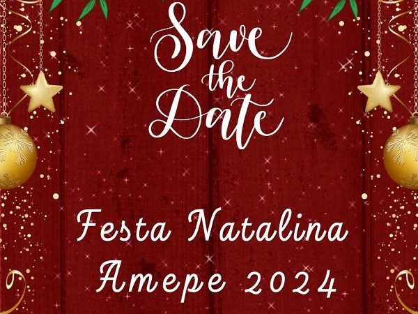 imagem de capa - Save the Date - Festa Natalina da AMEPE
